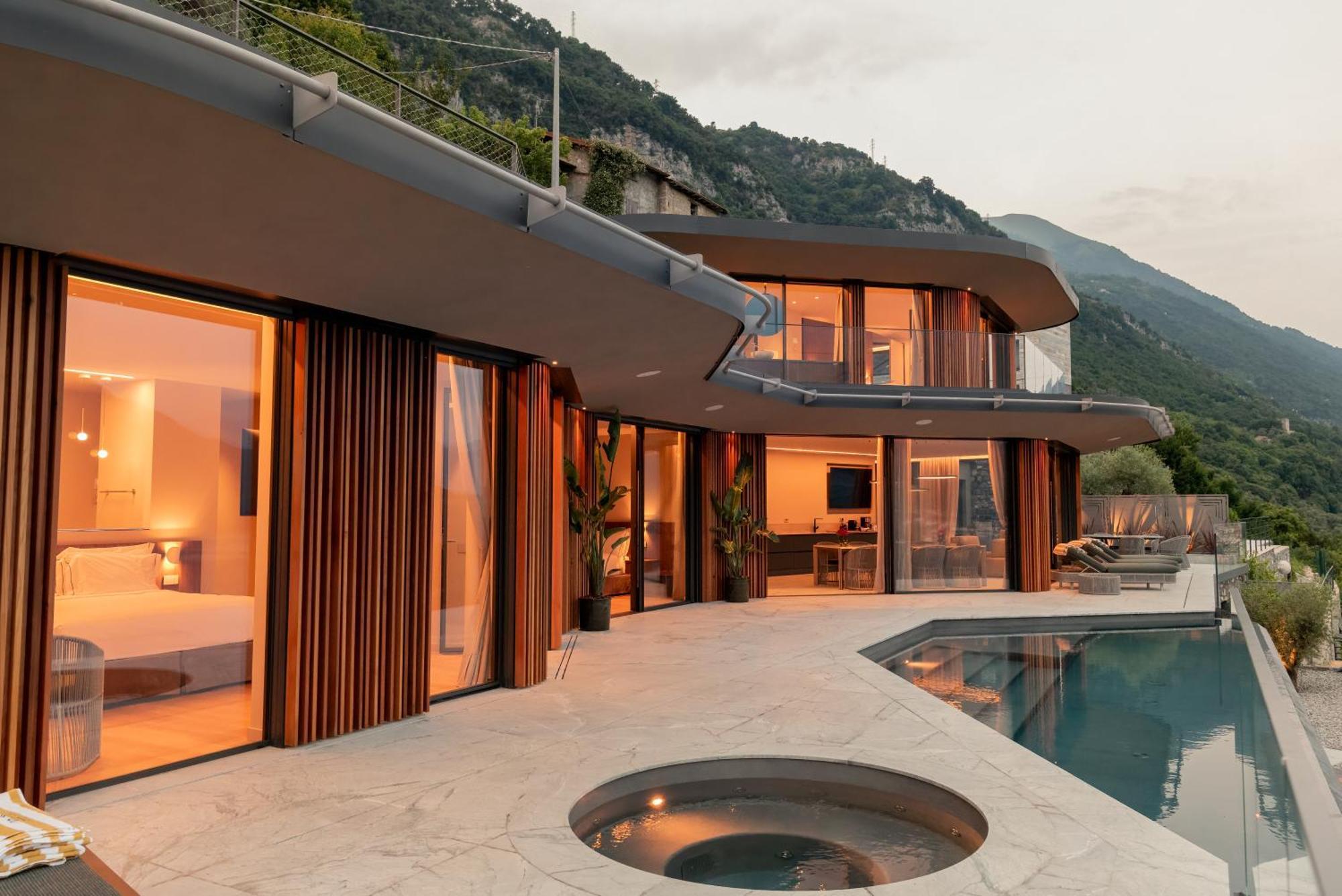 Villa Osee Lago Di Como Sala Comacina Bagian luar foto