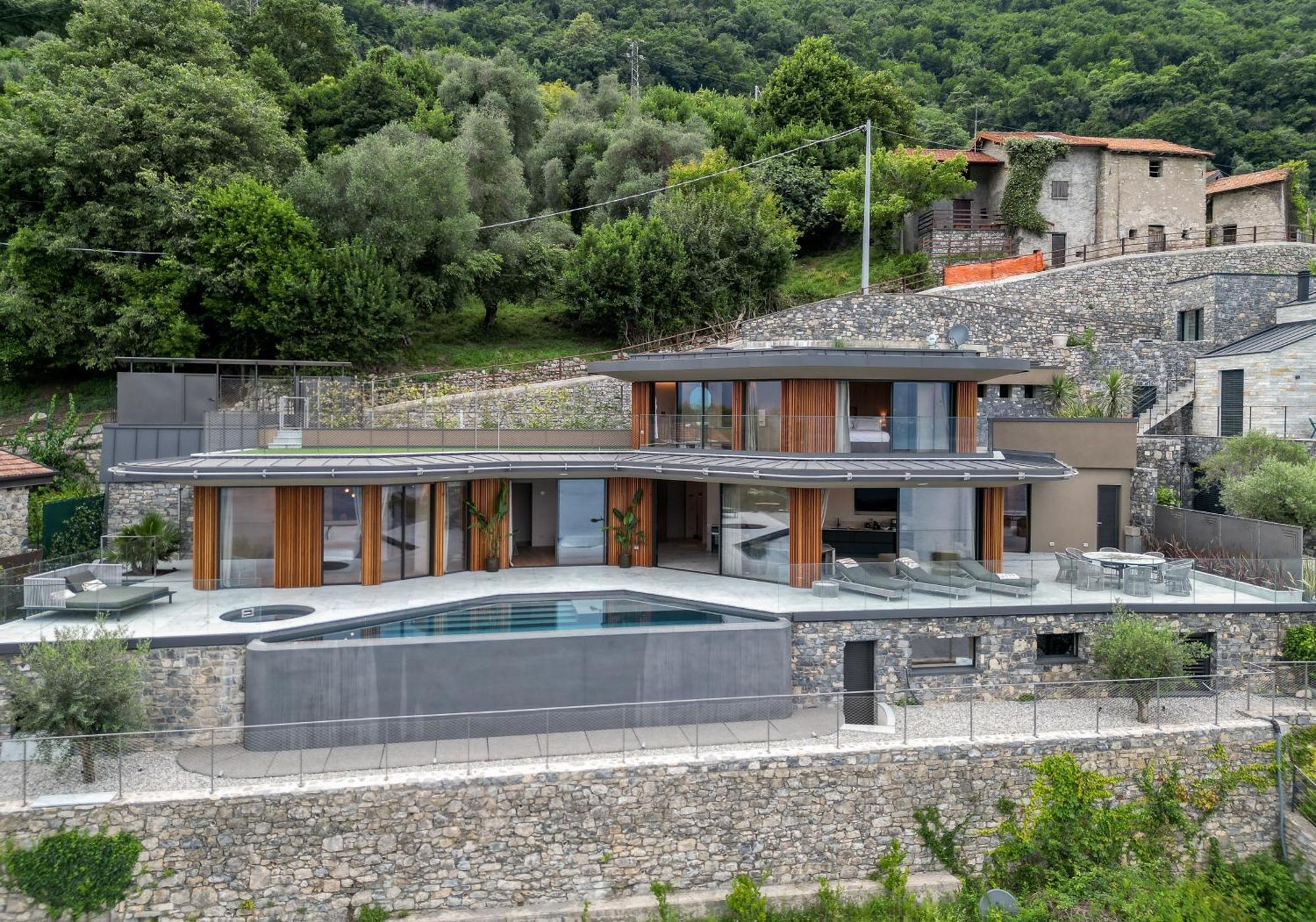 Villa Osee Lago Di Como Sala Comacina Bagian luar foto