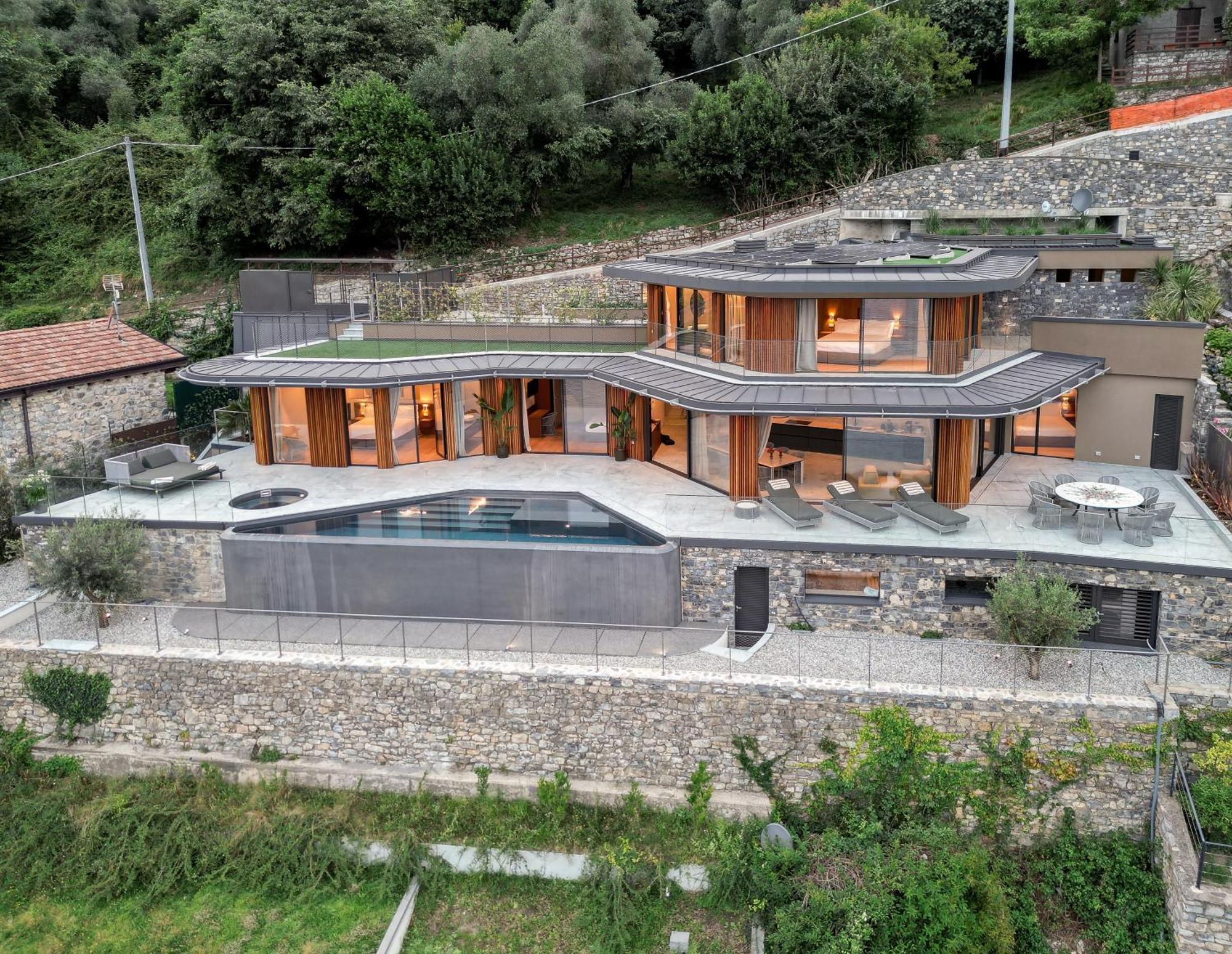 Villa Osee Lago Di Como Sala Comacina Bagian luar foto