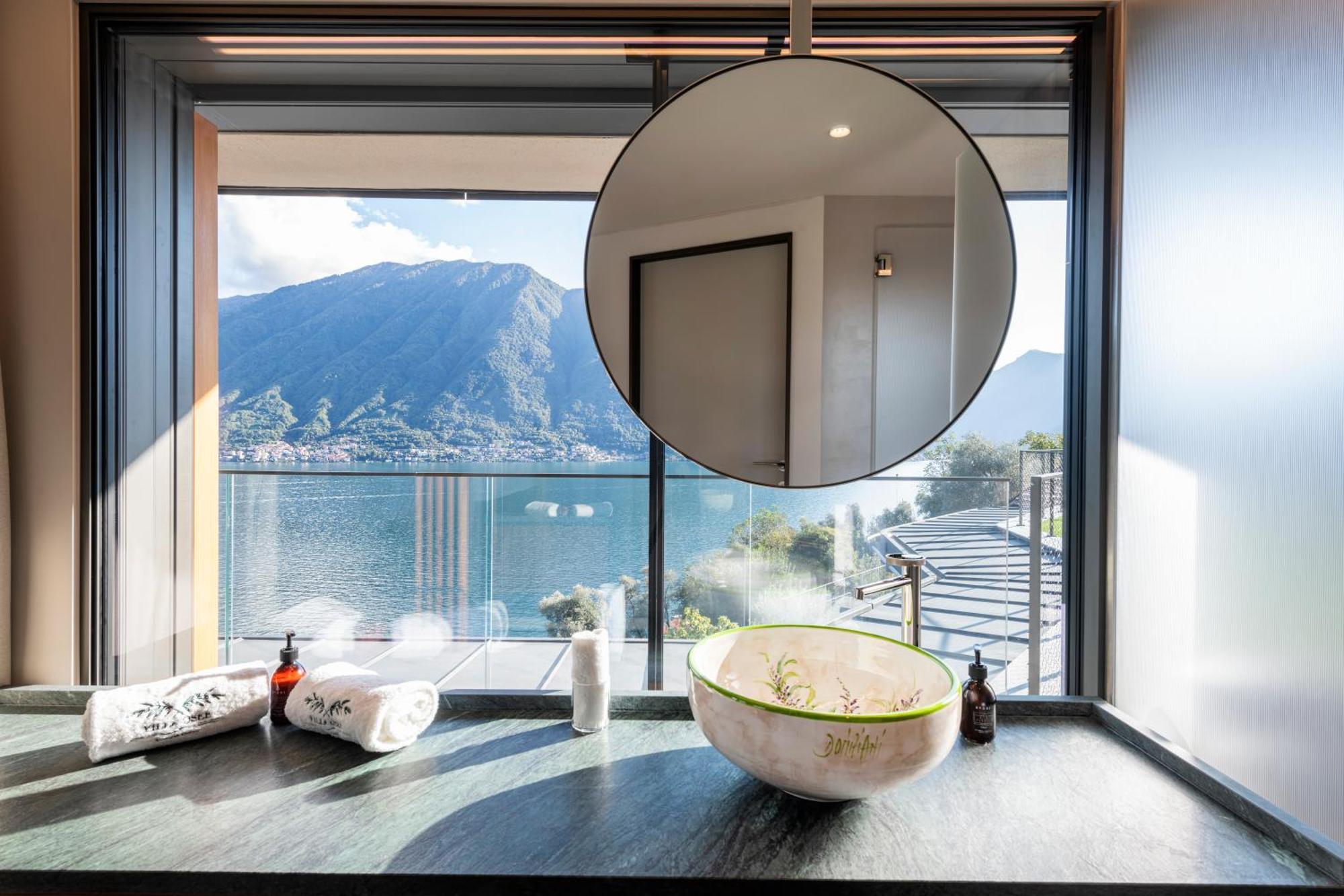 Villa Osee Lago Di Como Sala Comacina Bagian luar foto