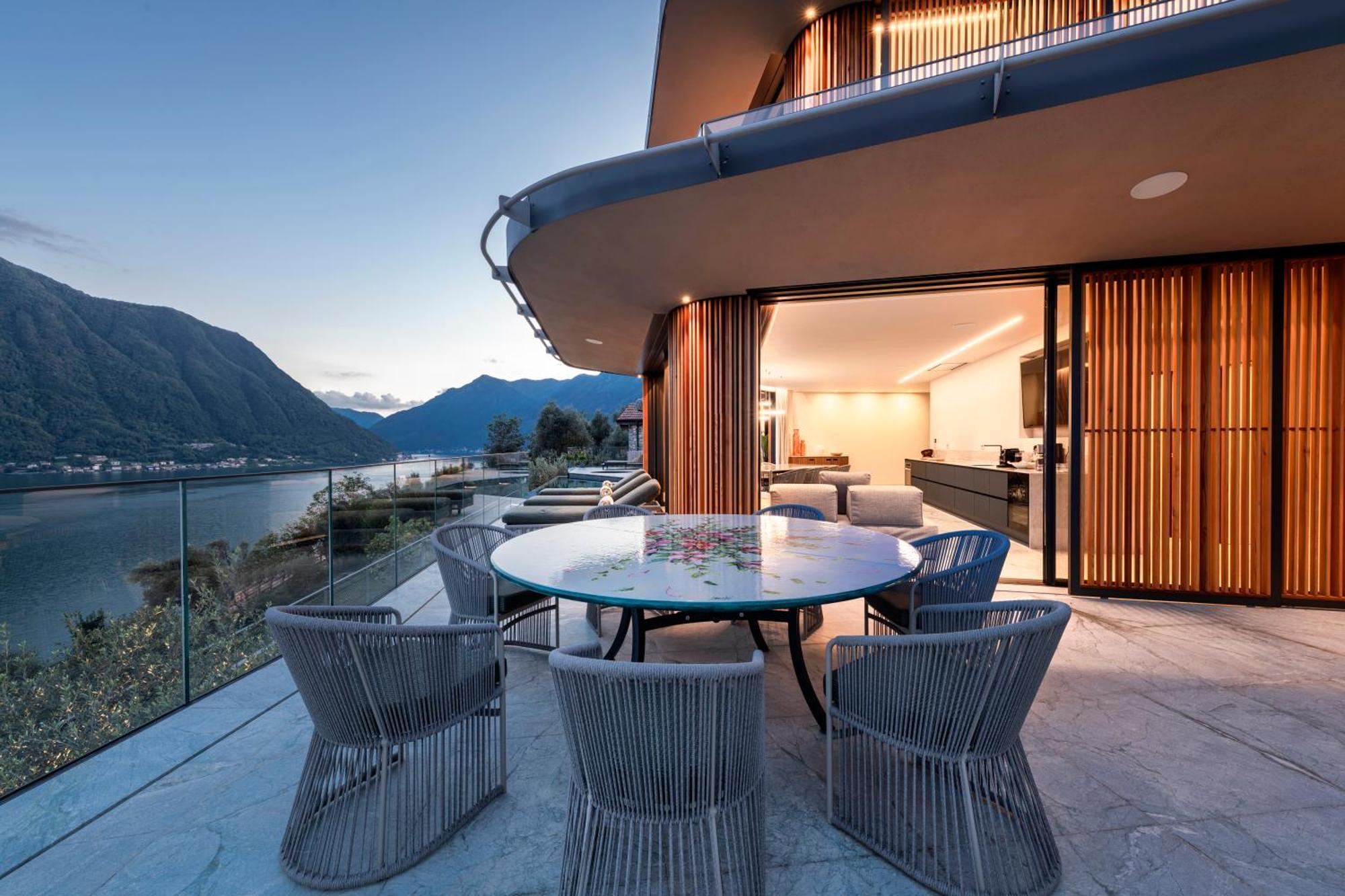Villa Osee Lago Di Como Sala Comacina Bagian luar foto
