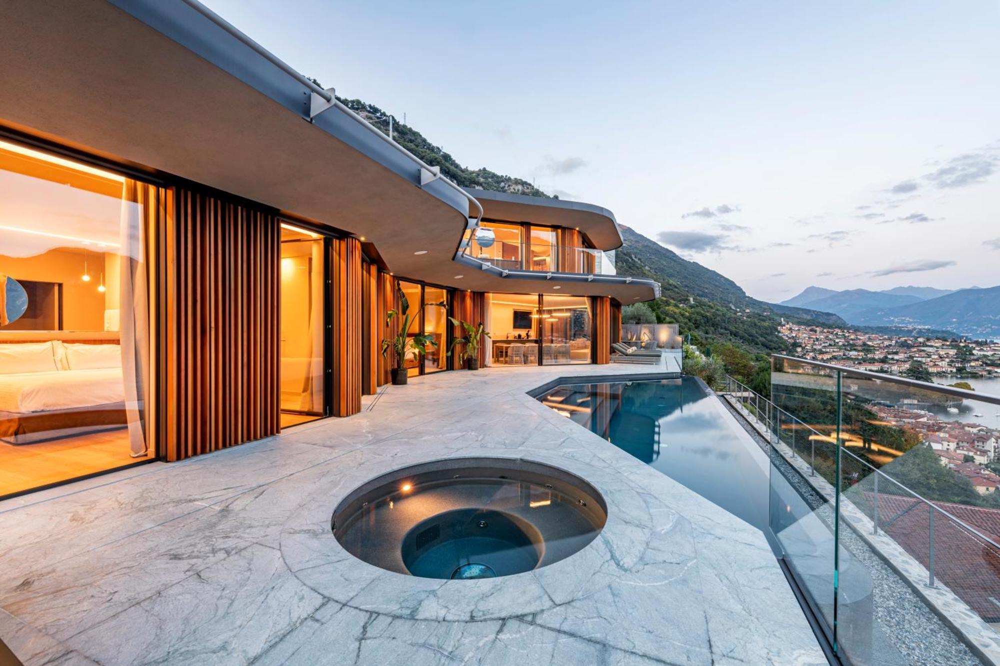 Villa Osee Lago Di Como Sala Comacina Bagian luar foto