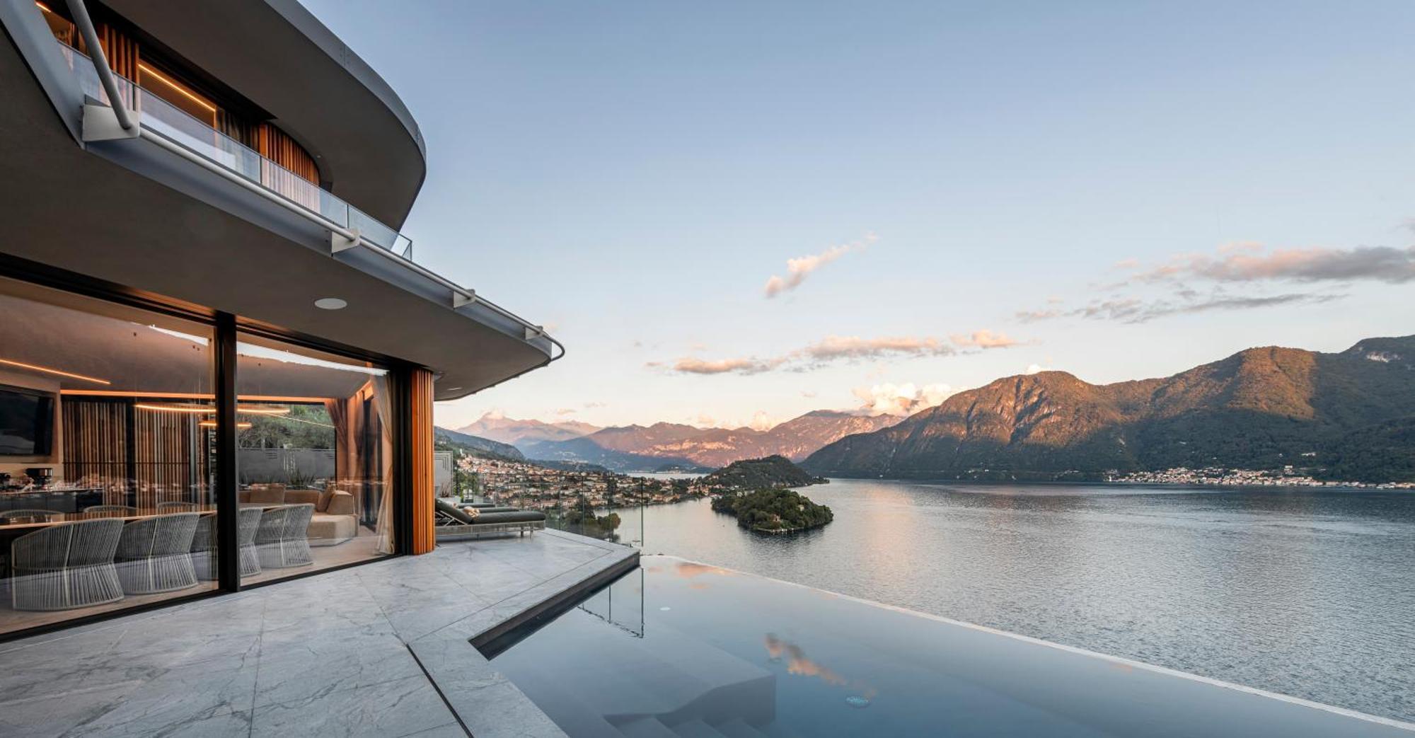 Villa Osee Lago Di Como Sala Comacina Bagian luar foto