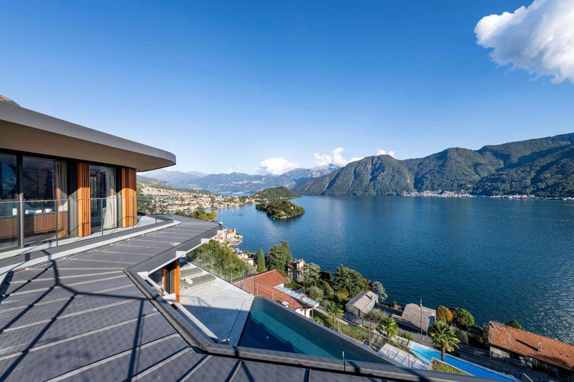Villa Osee Lago Di Como Sala Comacina Bagian luar foto