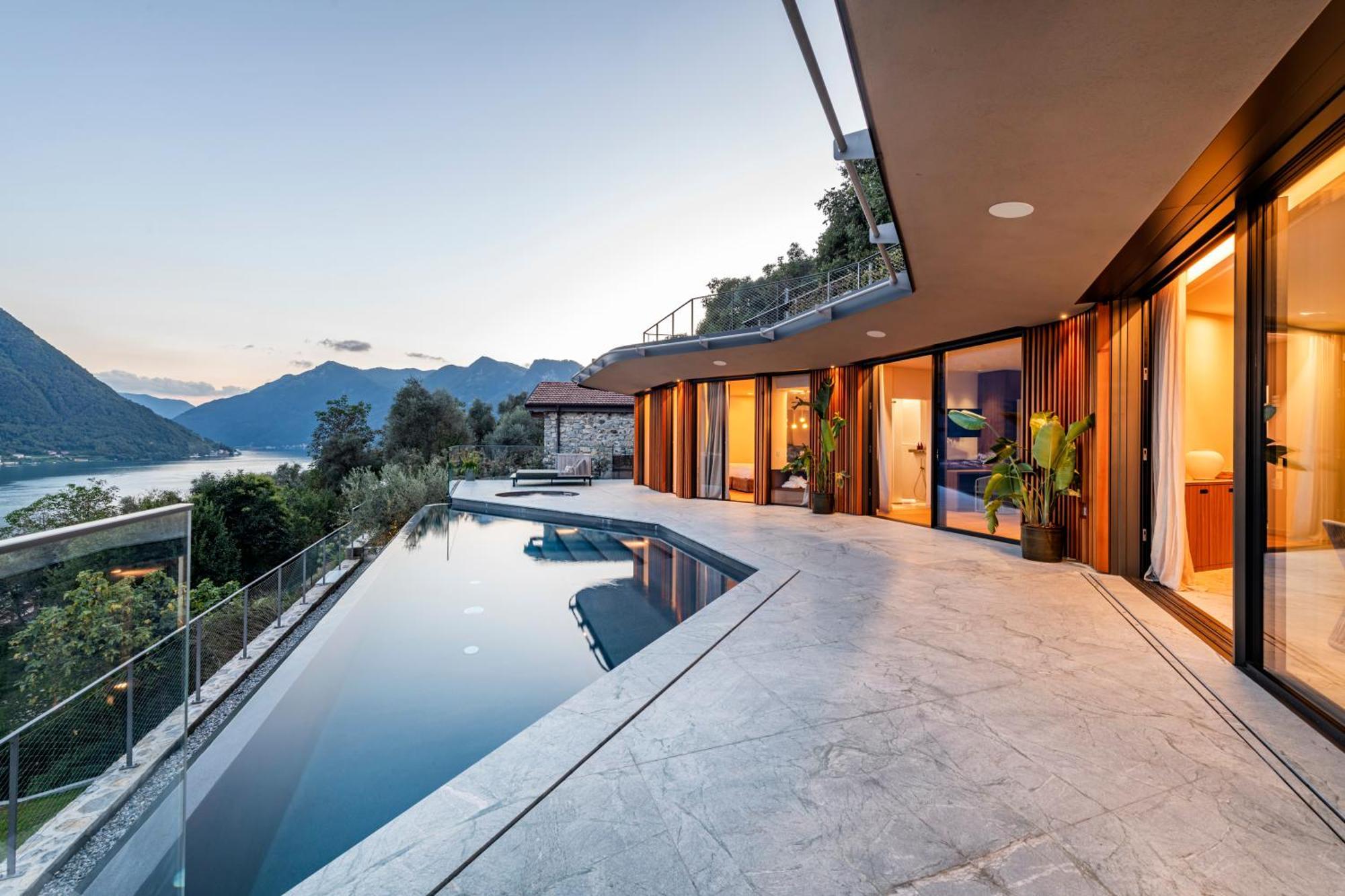 Villa Osee Lago Di Como Sala Comacina Bagian luar foto