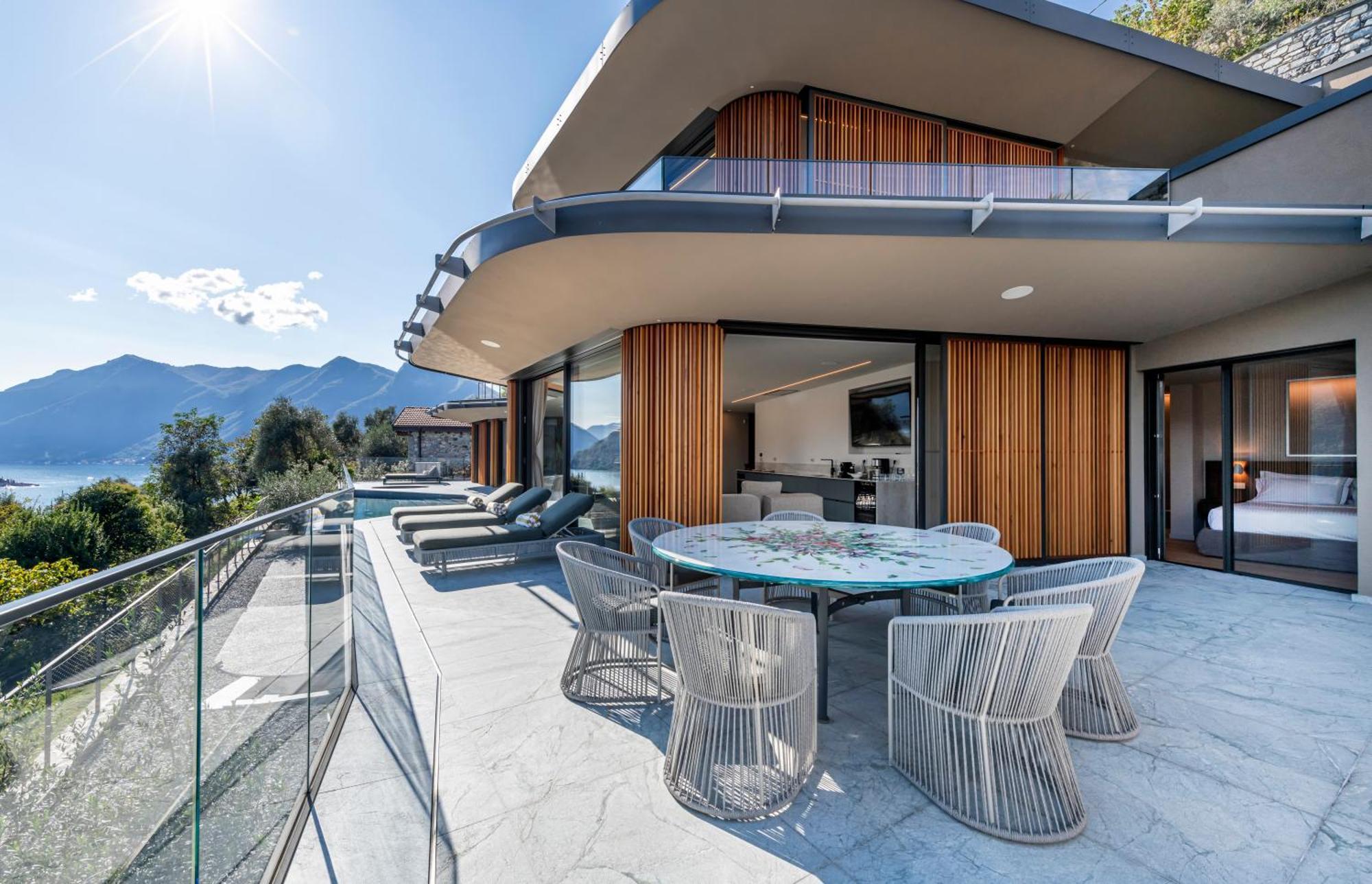 Villa Osee Lago Di Como Sala Comacina Bagian luar foto
