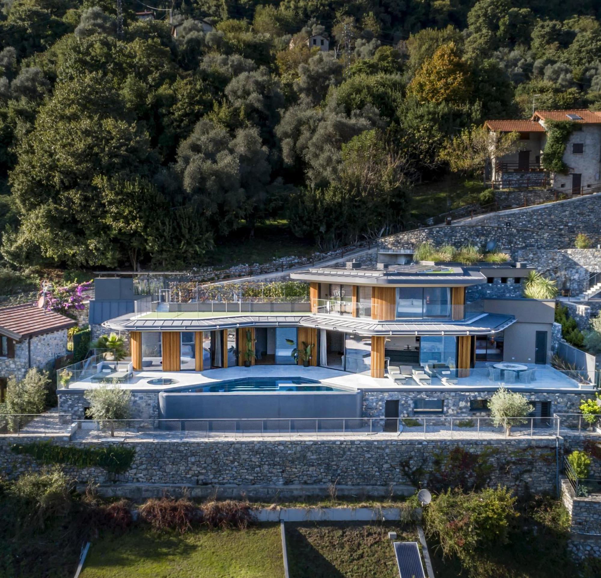Villa Osee Lago Di Como Sala Comacina Bagian luar foto